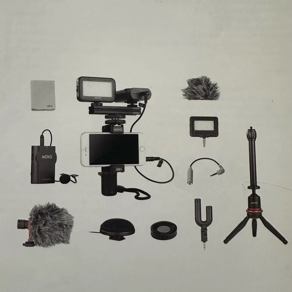 MOVO Smartphone Video Rig Kit - Black
